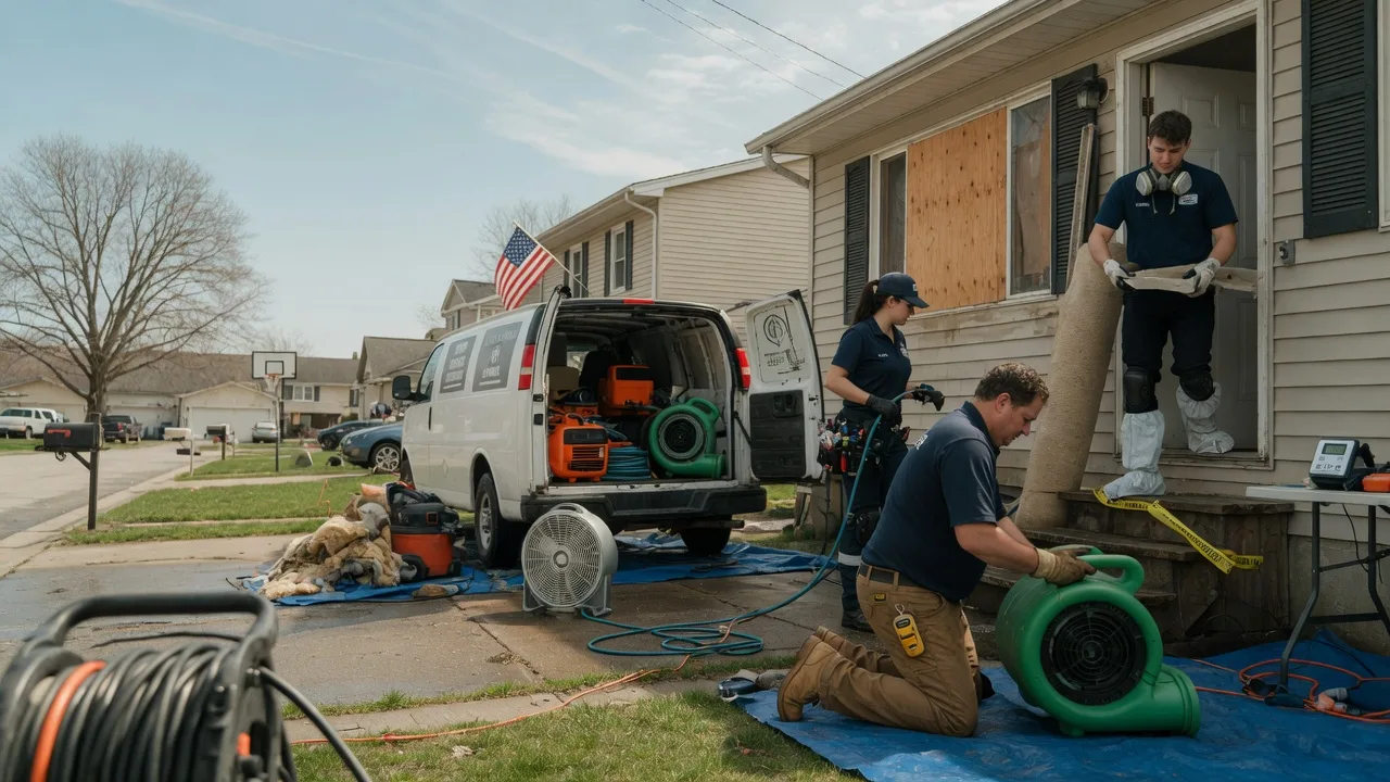 Water Damage Restoration in Woodward, IA near me